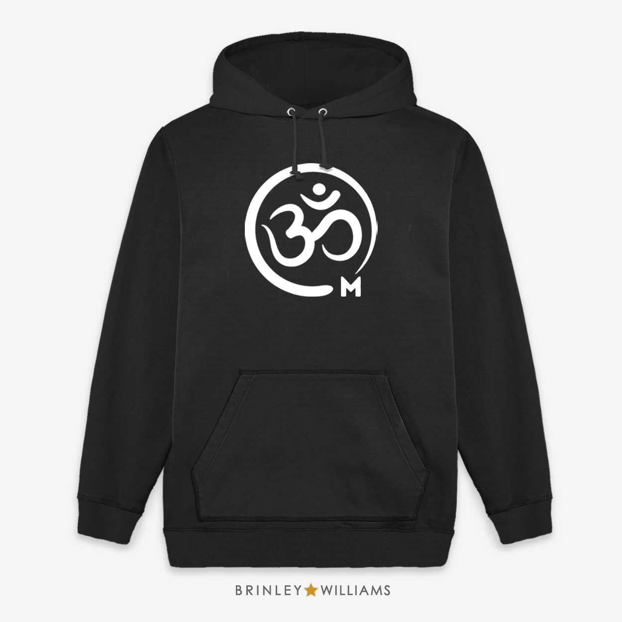 Om Symbol Unisex Yoga Hoodie - Black
