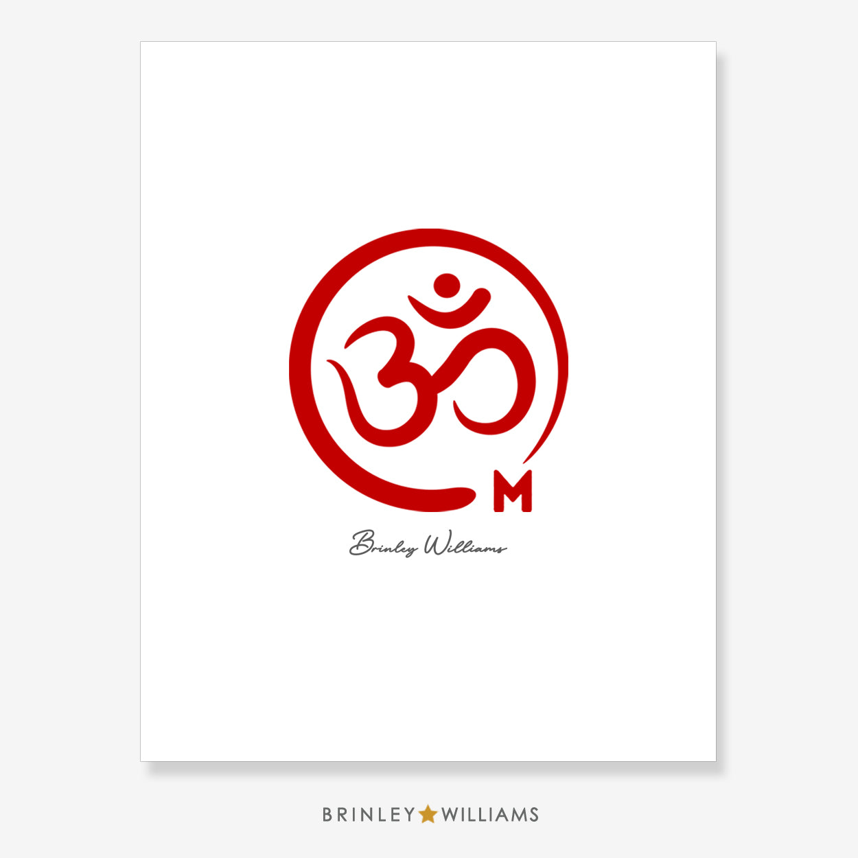 Om Symbol Wall Art Poster - Purple