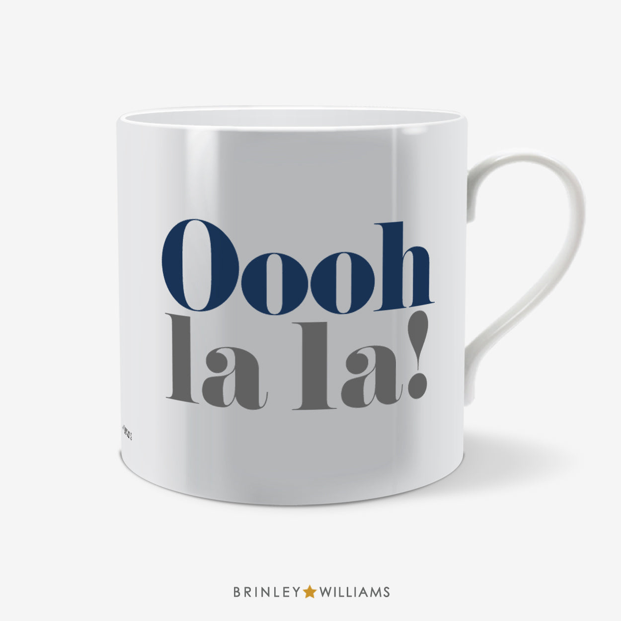 Oooh la la! Fun Mug - Navy