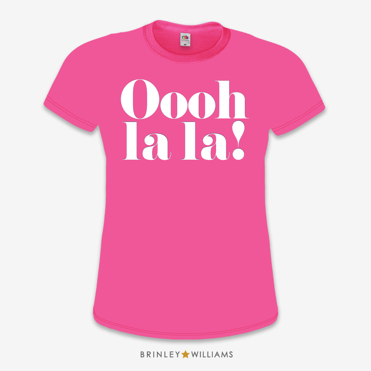 Oooh la la Slim Fit T-shirt - Fuchsia