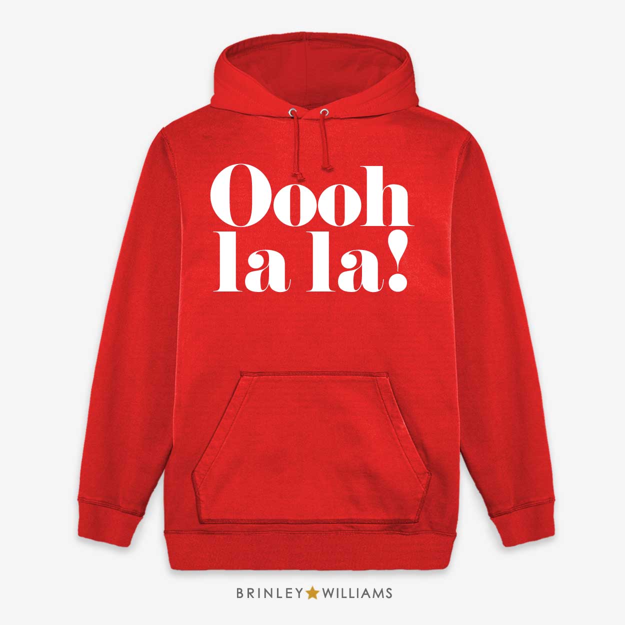 Oooh la la Unisex Hoodie - Fire Red