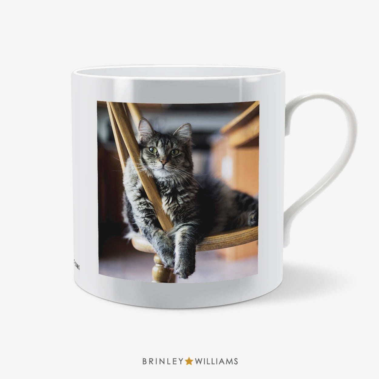 Photo and Text Personalised Mug - Photo side