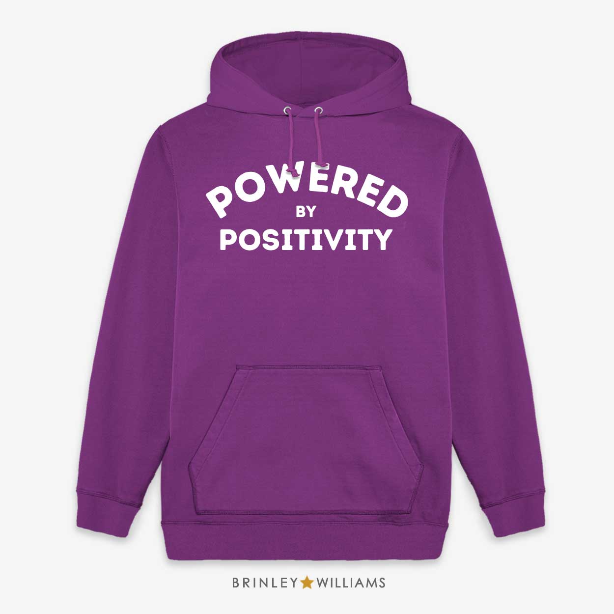Powered by Positivity Unisex Hoodie - Purple