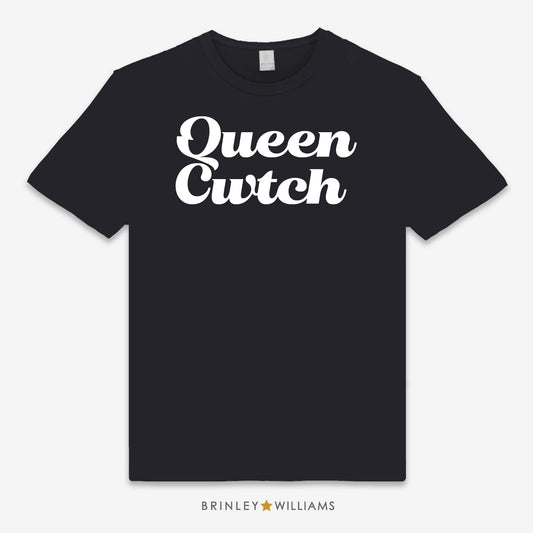 Queen Cwtch Unisex Classic Welsh T-shirt - Black