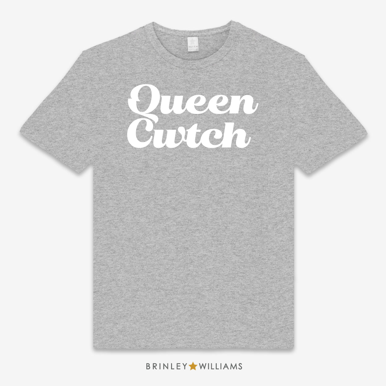 Queen Cwtch Unisex Classic Welsh T-shirt - Heather Grey