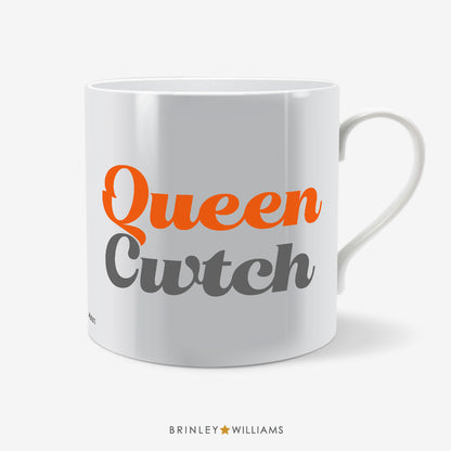 Queen Cwtch Welsh Mug - Orange
