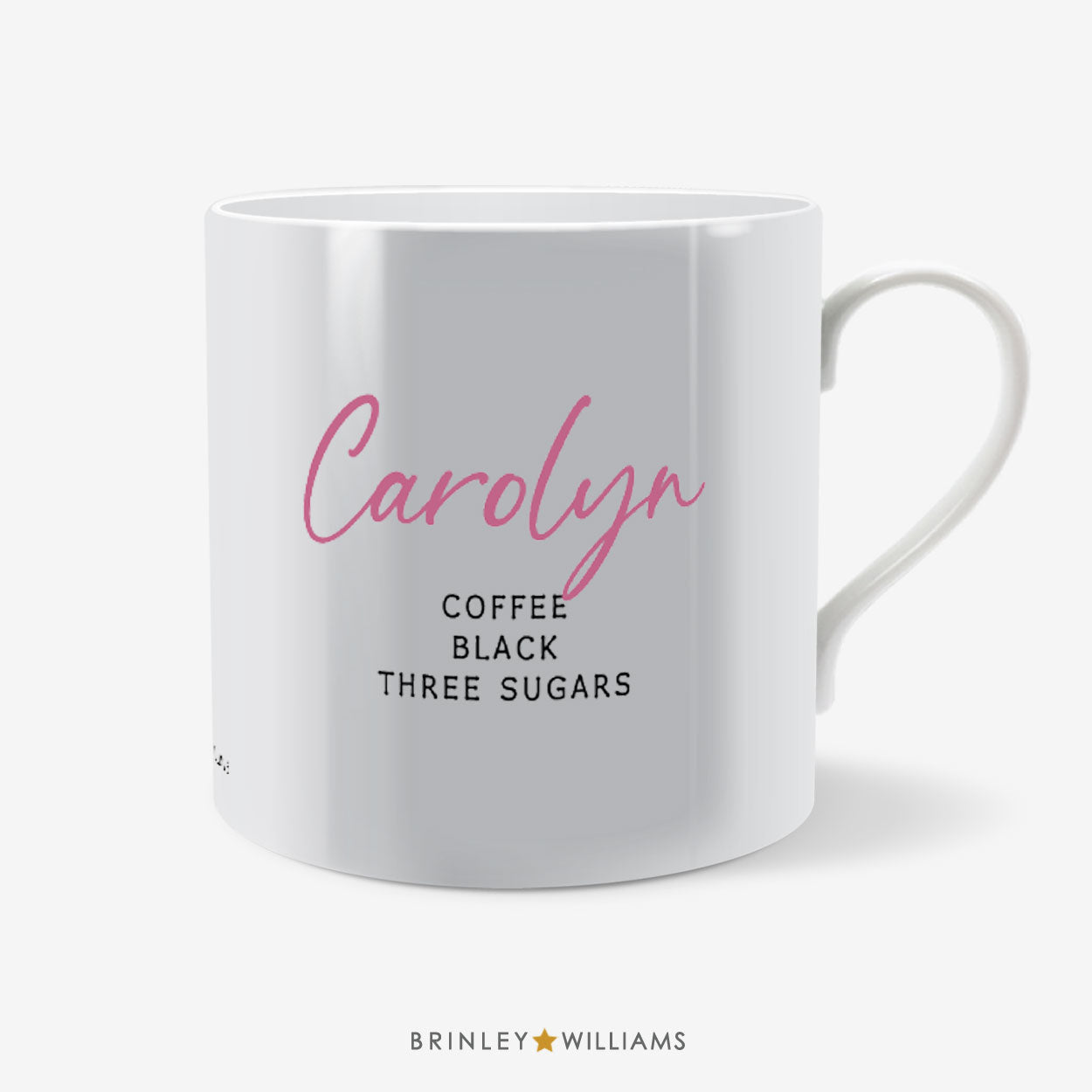 Scripted name Personalised Mug - Pink