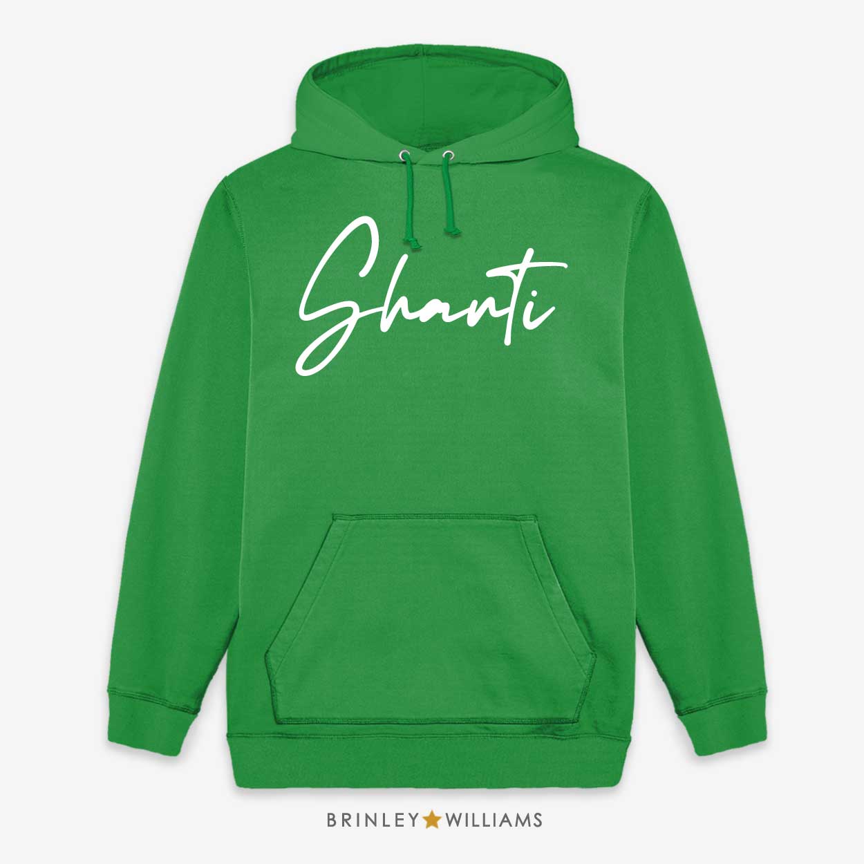 Shanti Unisex Yoga Hoodie - Kelly Green