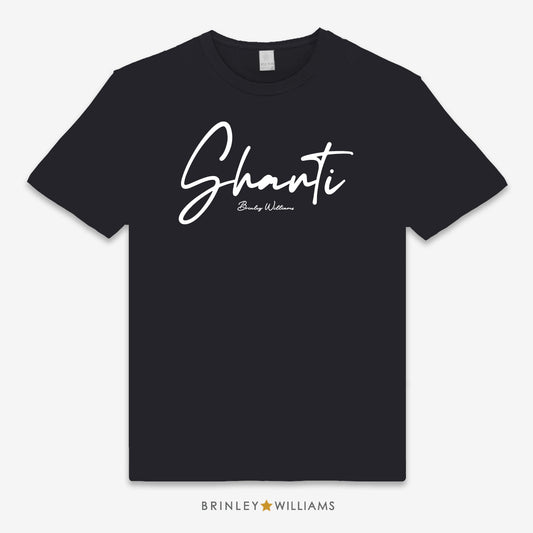 Shanti Unisex Classic Yoga T-shirt - Black