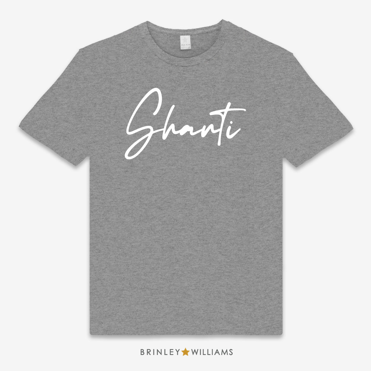 Shanti Unisex Classic Yoga T-shirt - Dark Heather