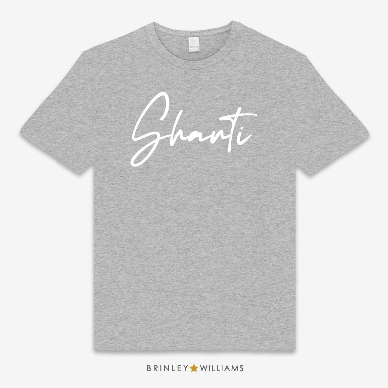 Shanti Unisex Classic Yoga T-shirt - Heather Grey