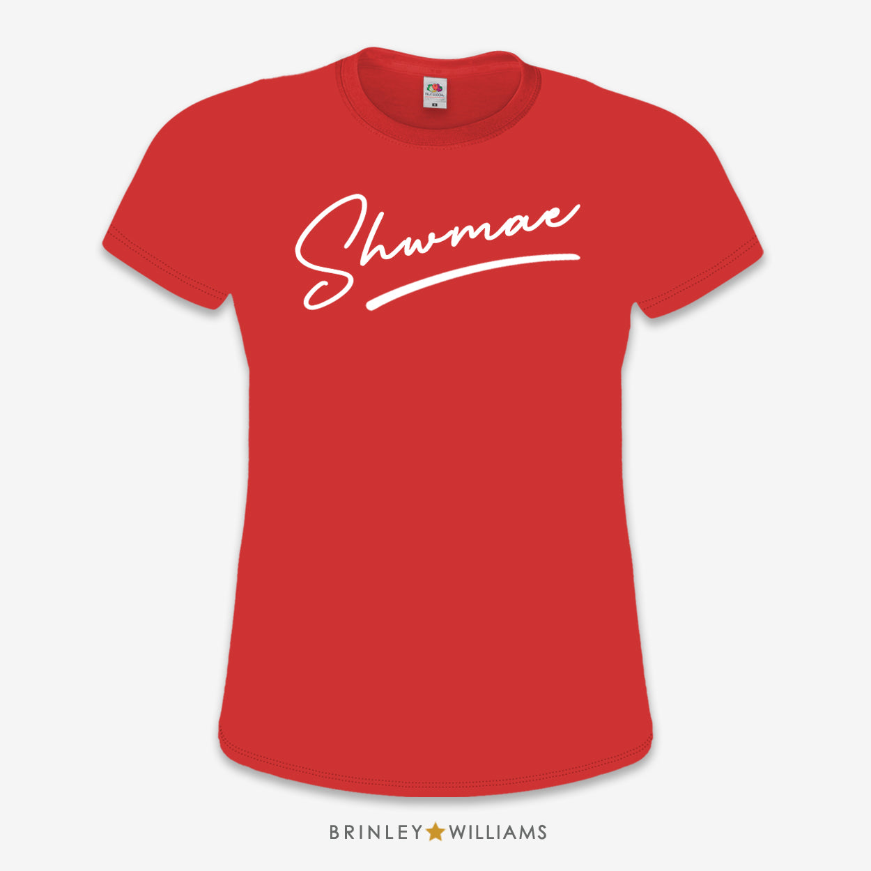 Shwmae Slim Fit T-shirt - Fire Red