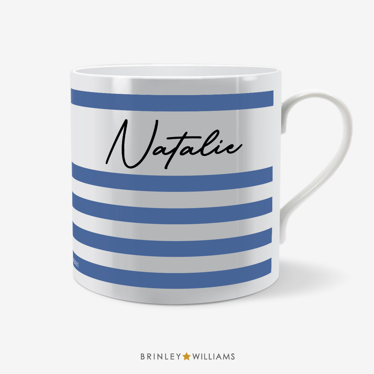 Signature Personalised Mug - Blue