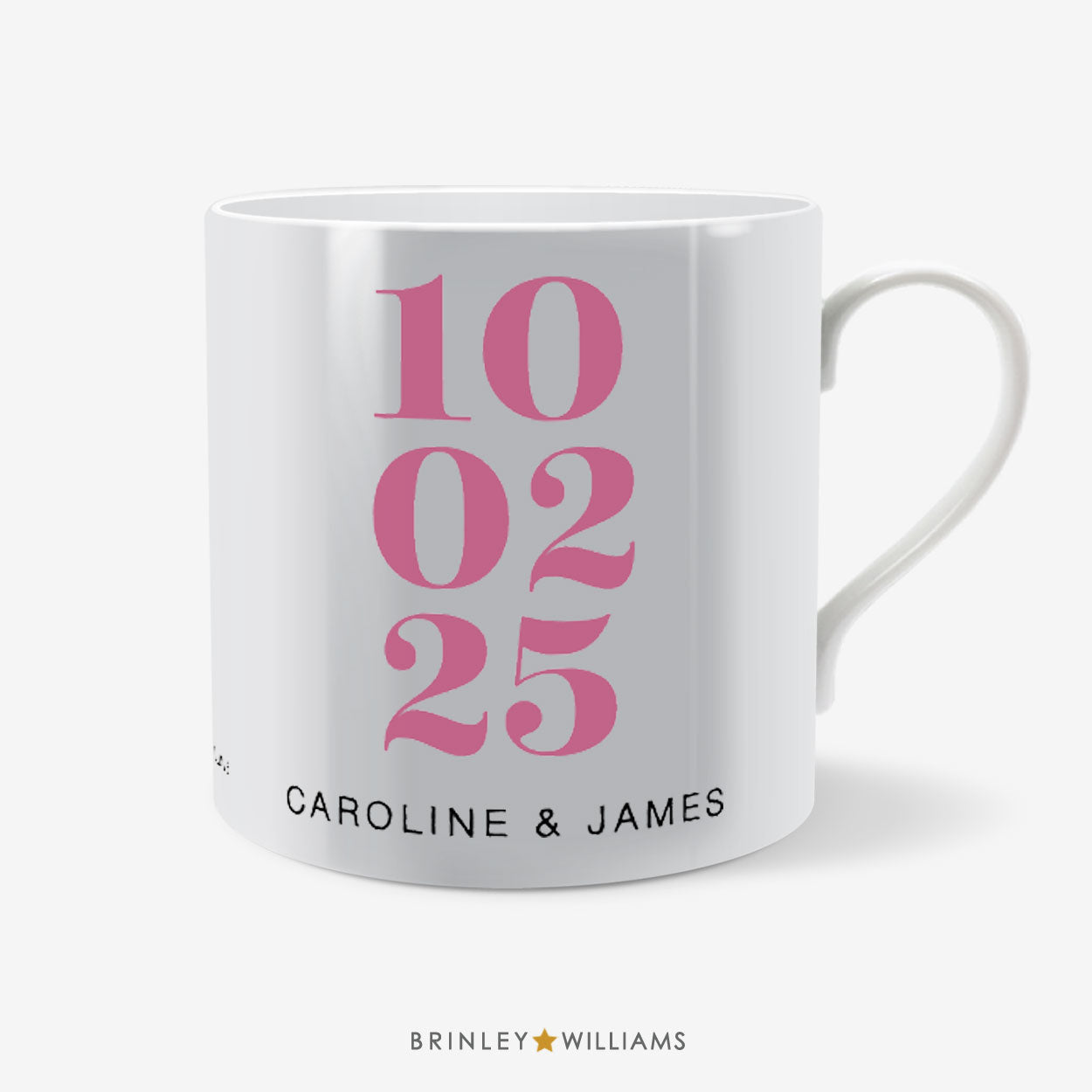 Special Date Personalised Mug - Pink