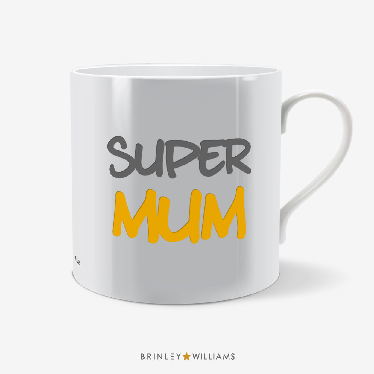 Super Mum Fun Mug - Yellow