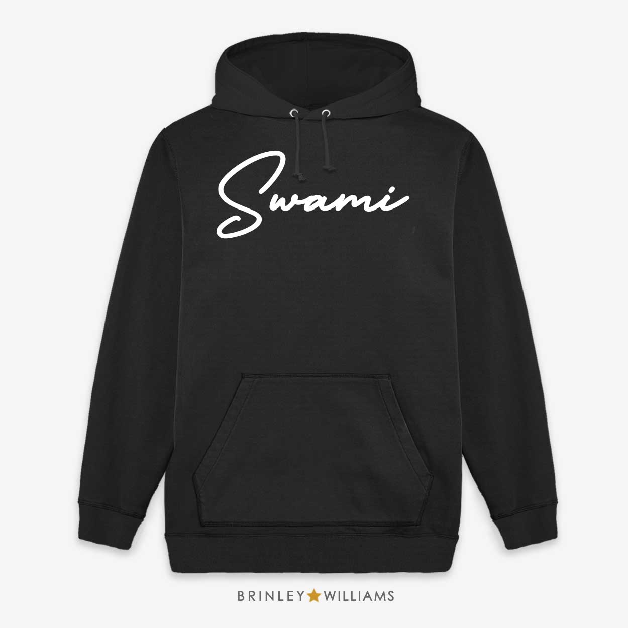 Swami Unisex Yoga Hoodie - Black