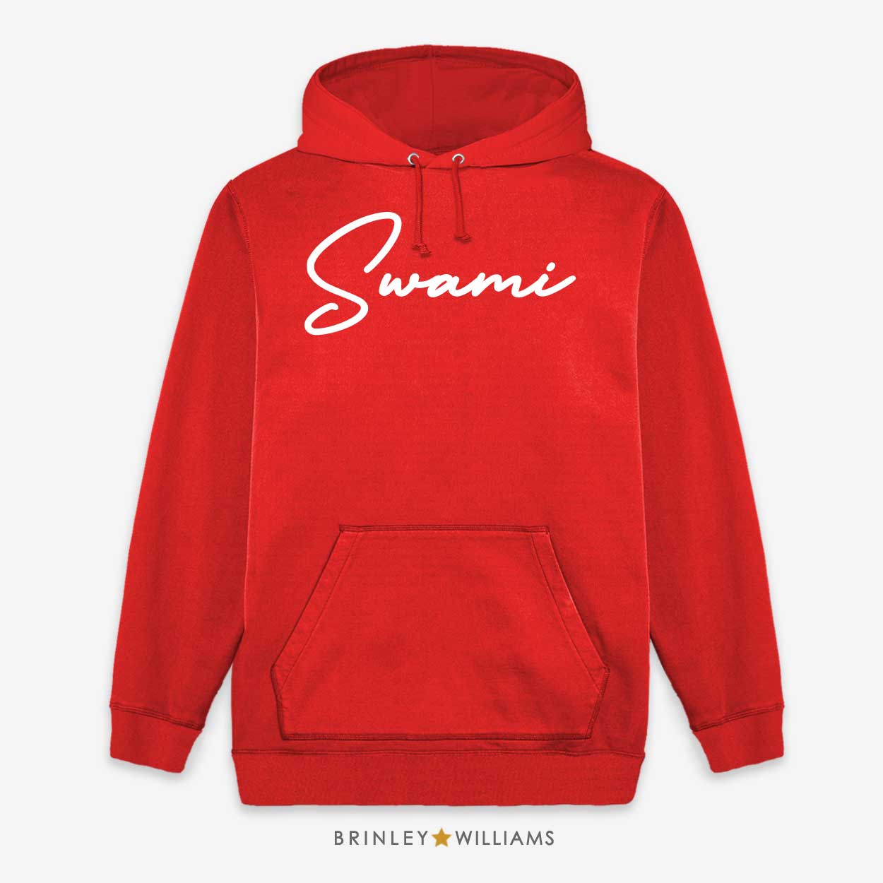 Swami Unisex Yoga Hoodie - Fire red