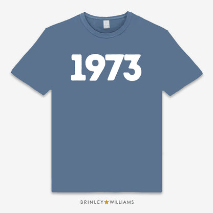The Year Personalised Unisex Classic T-shirt - Indigo