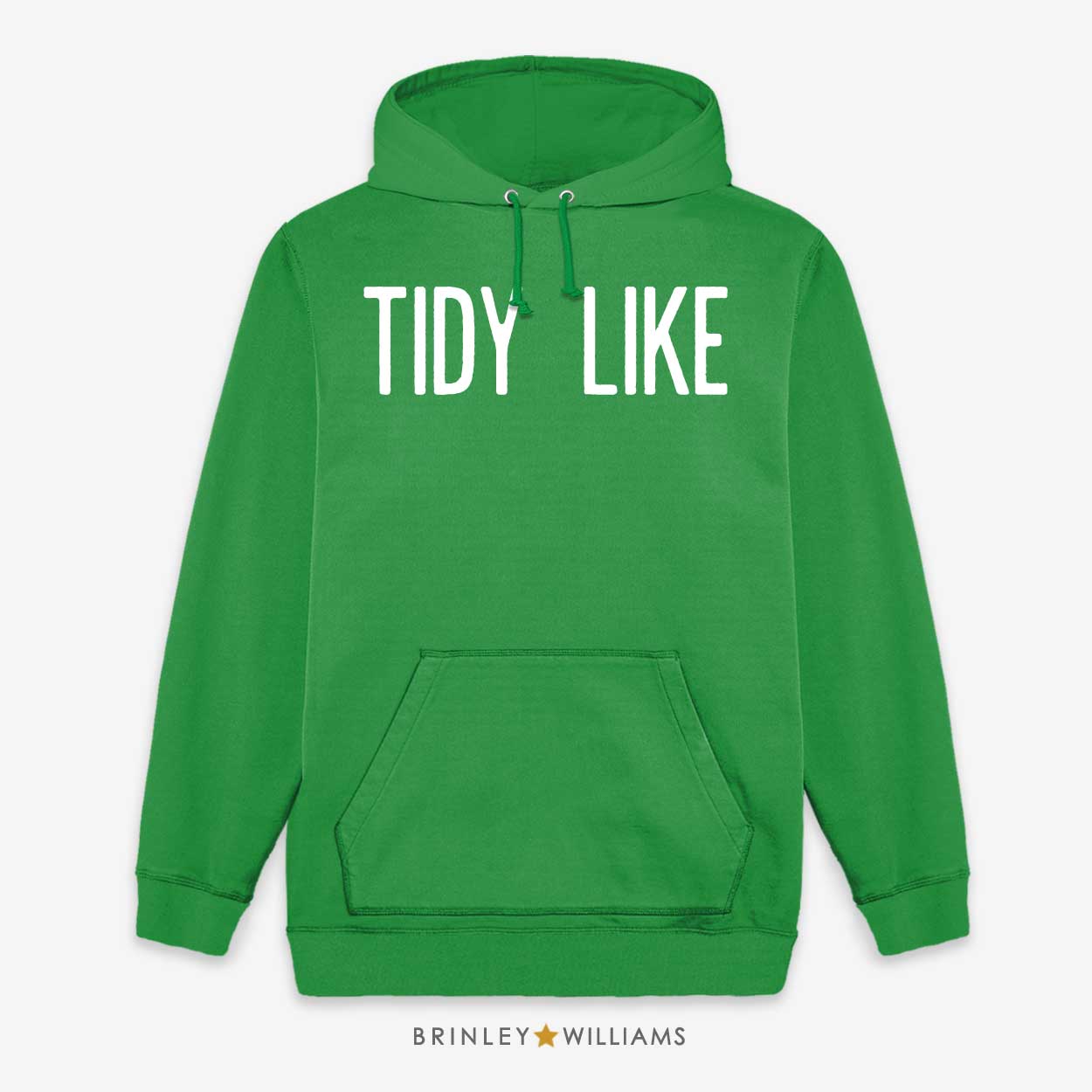 Tidy Like Unisex Welsh Hoodie - Kelly Green