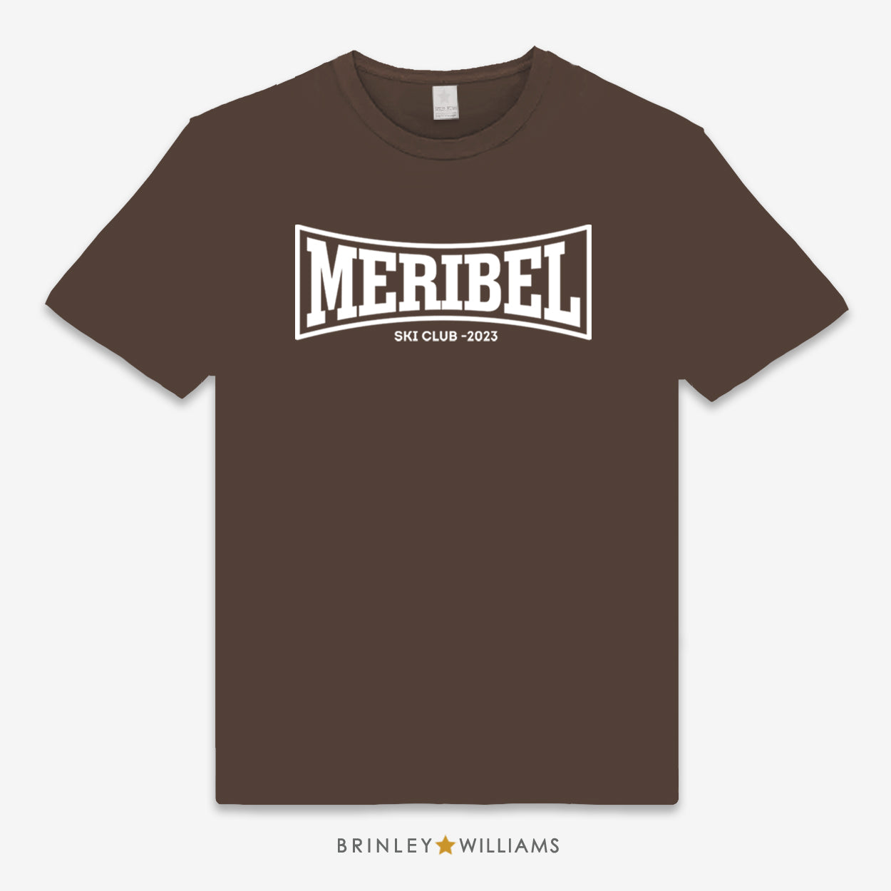 Holiday Personalised Unisex Classic T-shirt - Brown