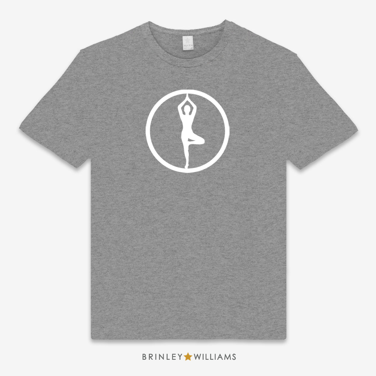 Tree Pose | Vrikshasana Unisex Classic Yoga T-shirt - Dark Heather