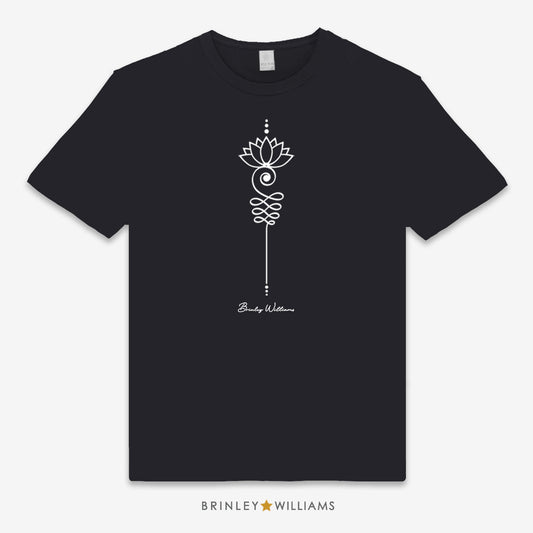 Unalome Unisex Classic T-shirt - Black