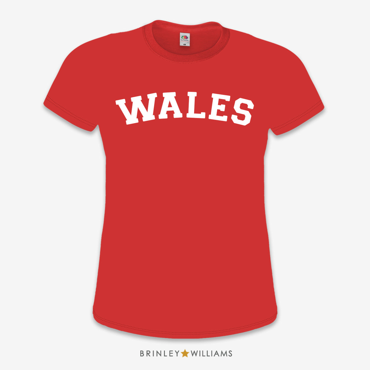 Wales Slim Fit T-shirt - Fire Red