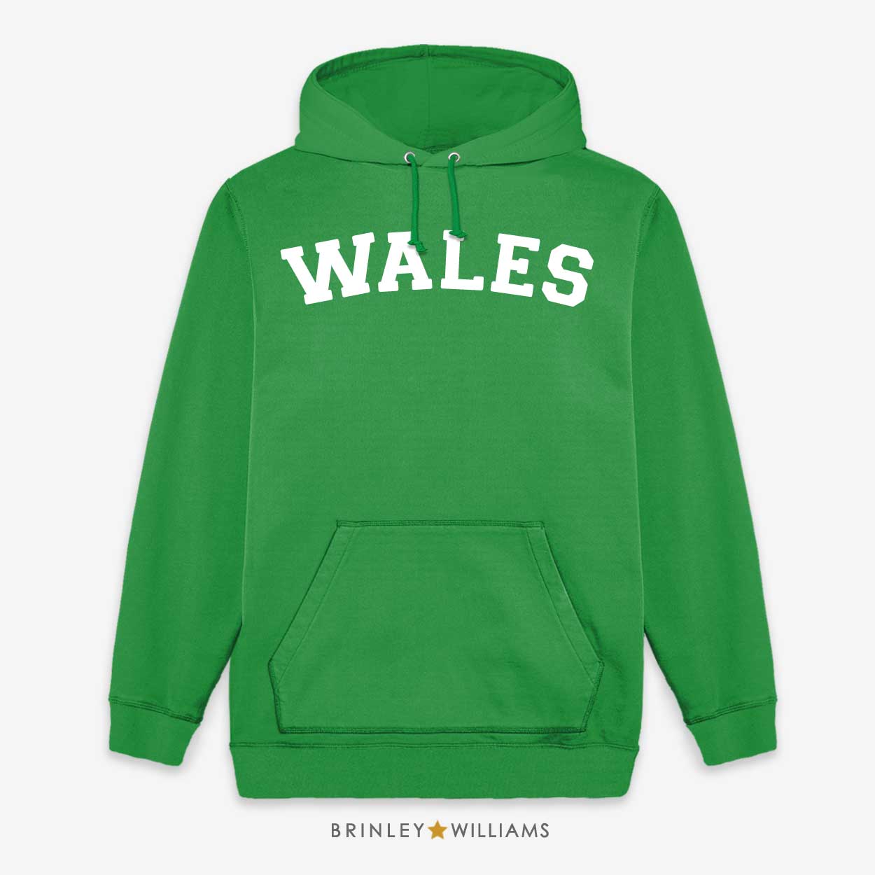 Wales Unisex Welsh Hoodie - Kelly Green