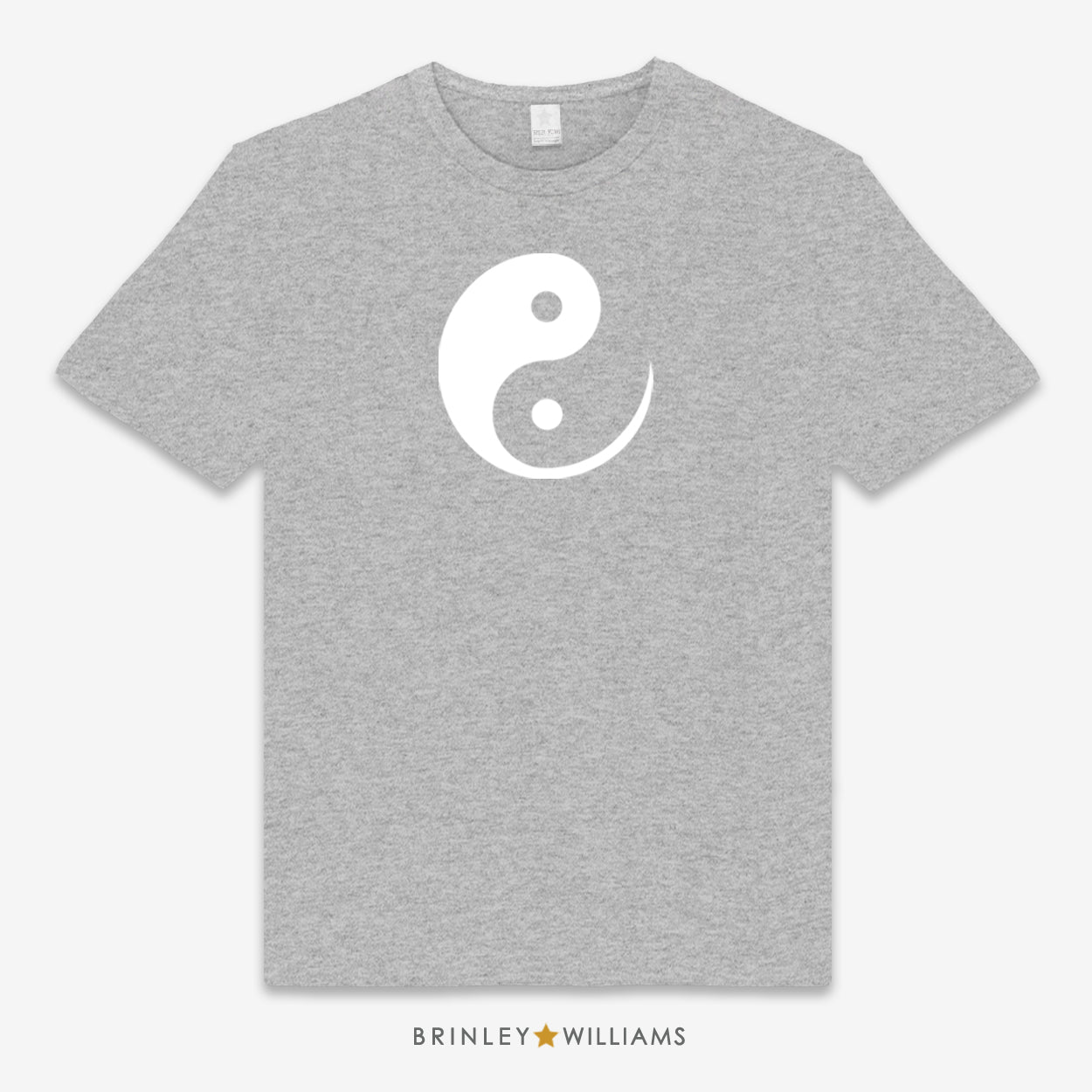 Ying & Yang Unisex Classic T-shirt - Heather Grey