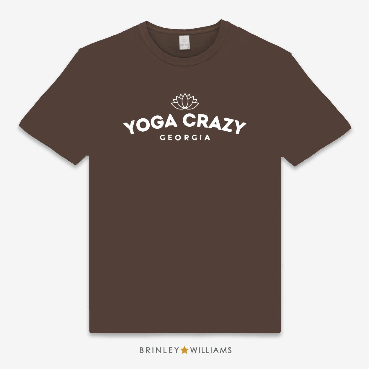 Yoga Crazy Personalised Unisex Classic T-shirt - Brown