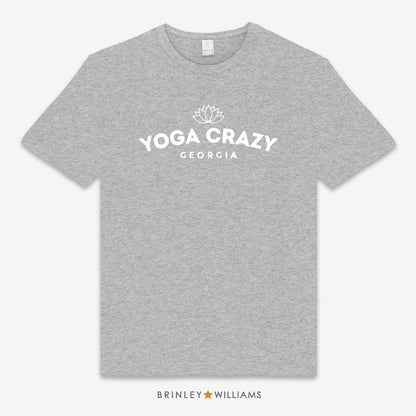 Yoga Crazy Personalised Unisex Classic T-shirt - Heather Grey