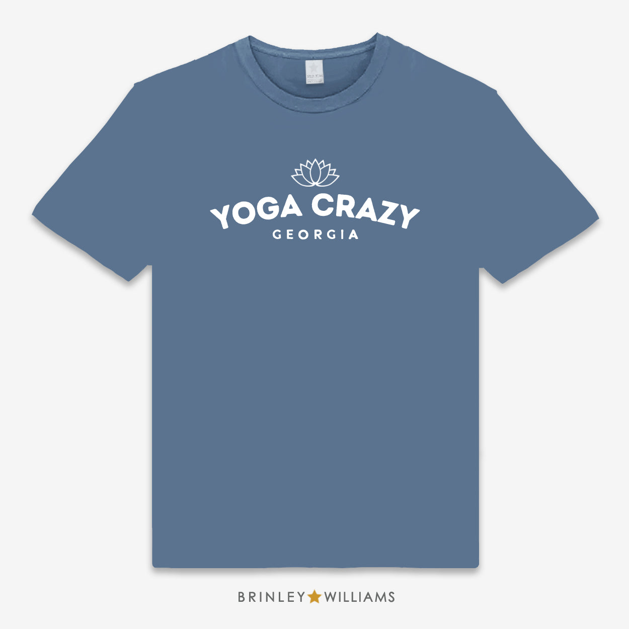 Yoga Crazy Personalised Unisex Classic T-shirt - Indigo