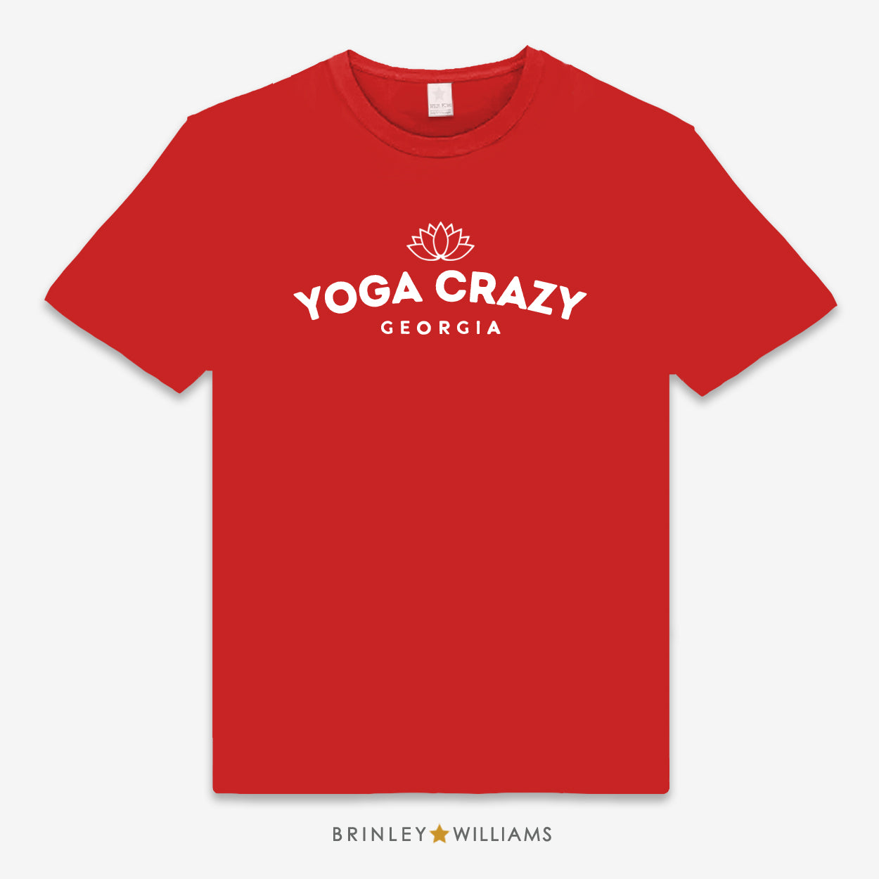 Yoga Crazy Personalised Unisex Classic T-shirt - Red