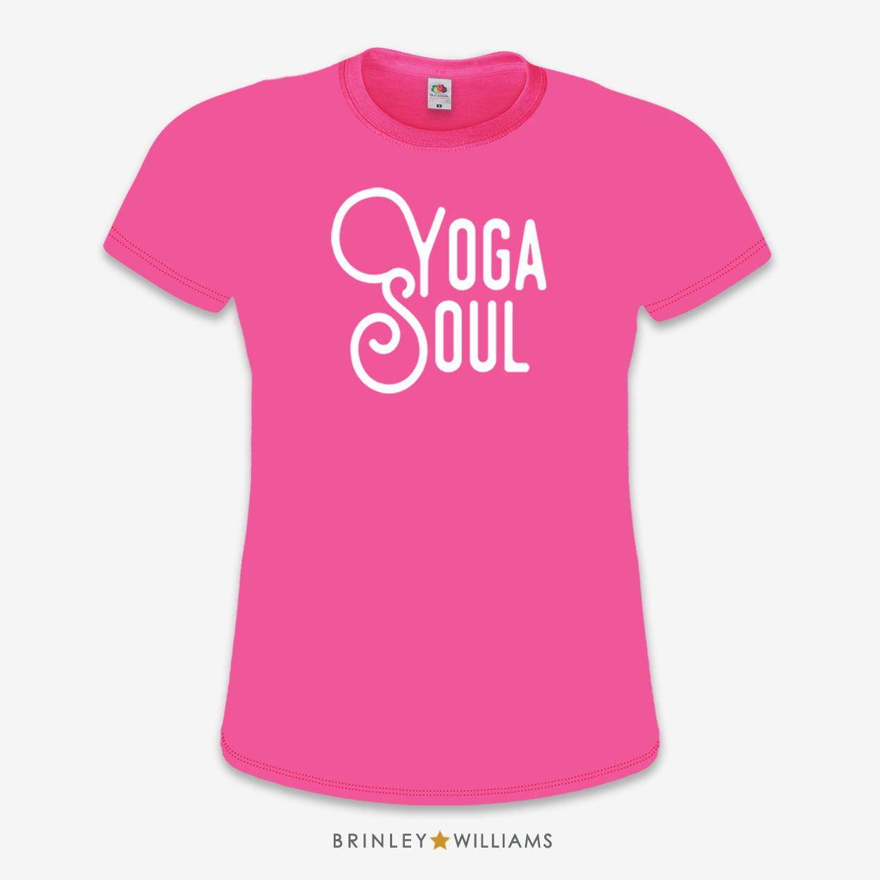 Yoga Soul Slim Fit T-shirt - Fuchsia