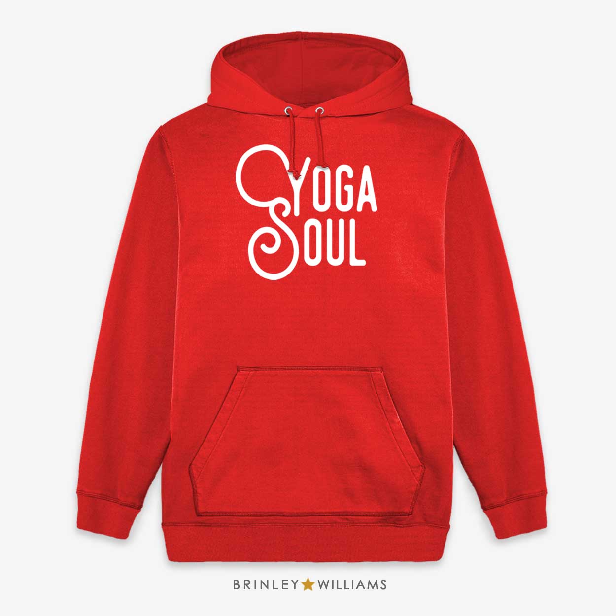 Yoga Soul Unisex Yoga Hoodie - Fire red