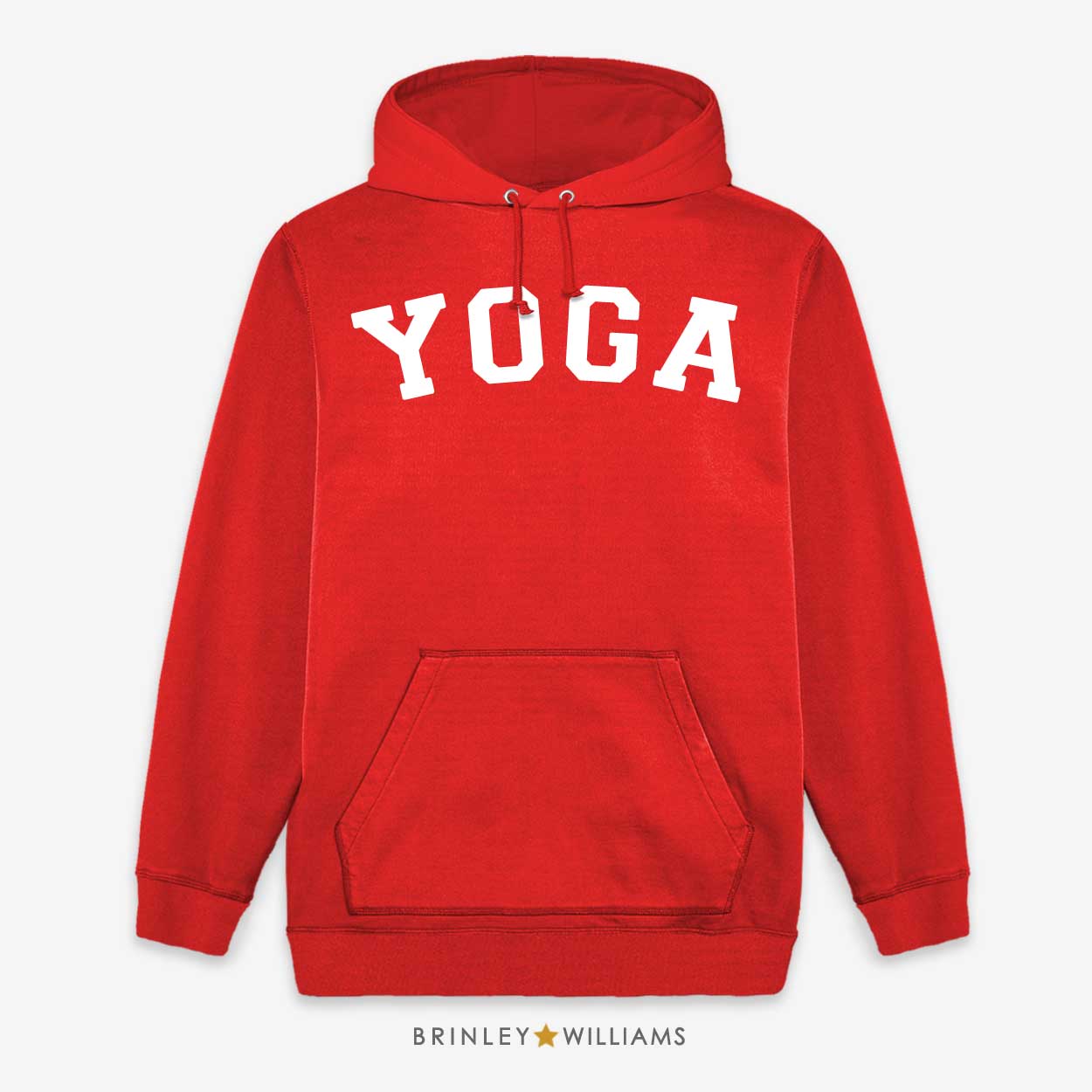 Yoga Unisex Yoga Hoodie - Fire red