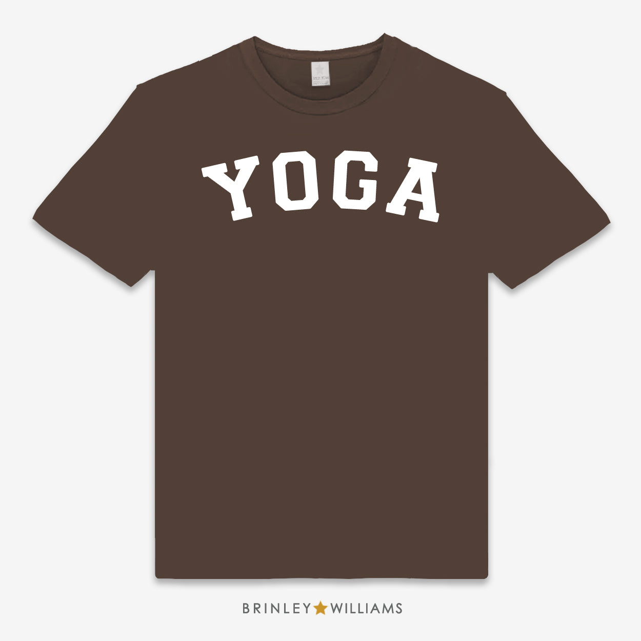 Yoga Unisex Classic Yoga T-shirt - Chocolate Brown