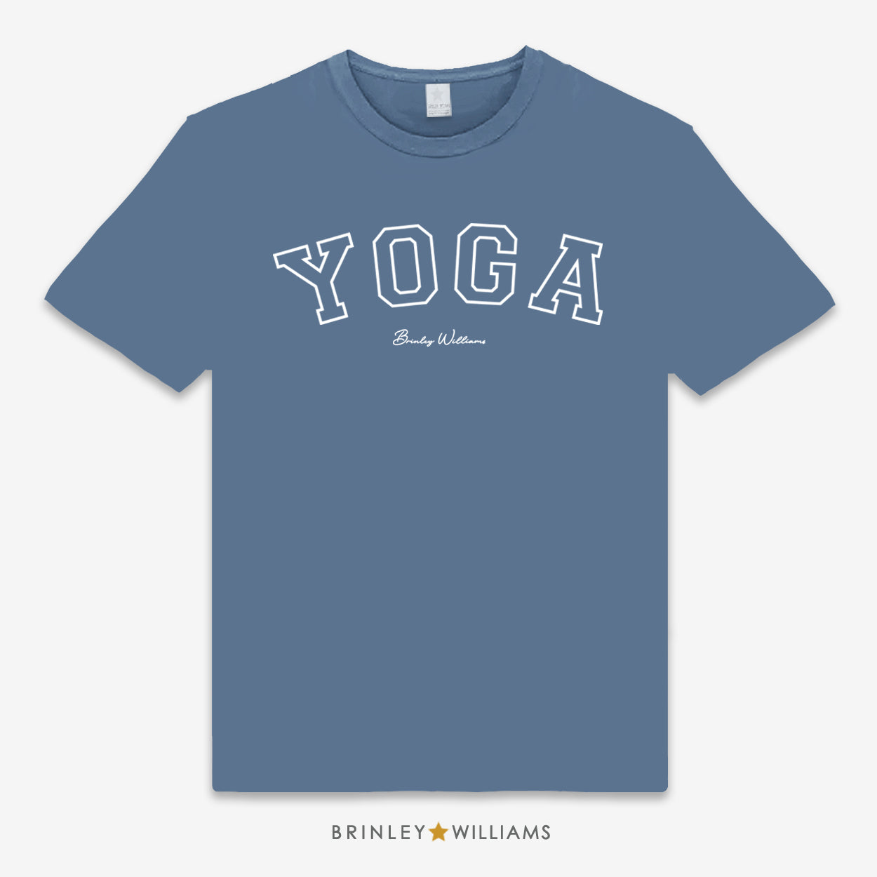 Yoga Varsity Unisex Classic Yoga T-shirt - Indigo