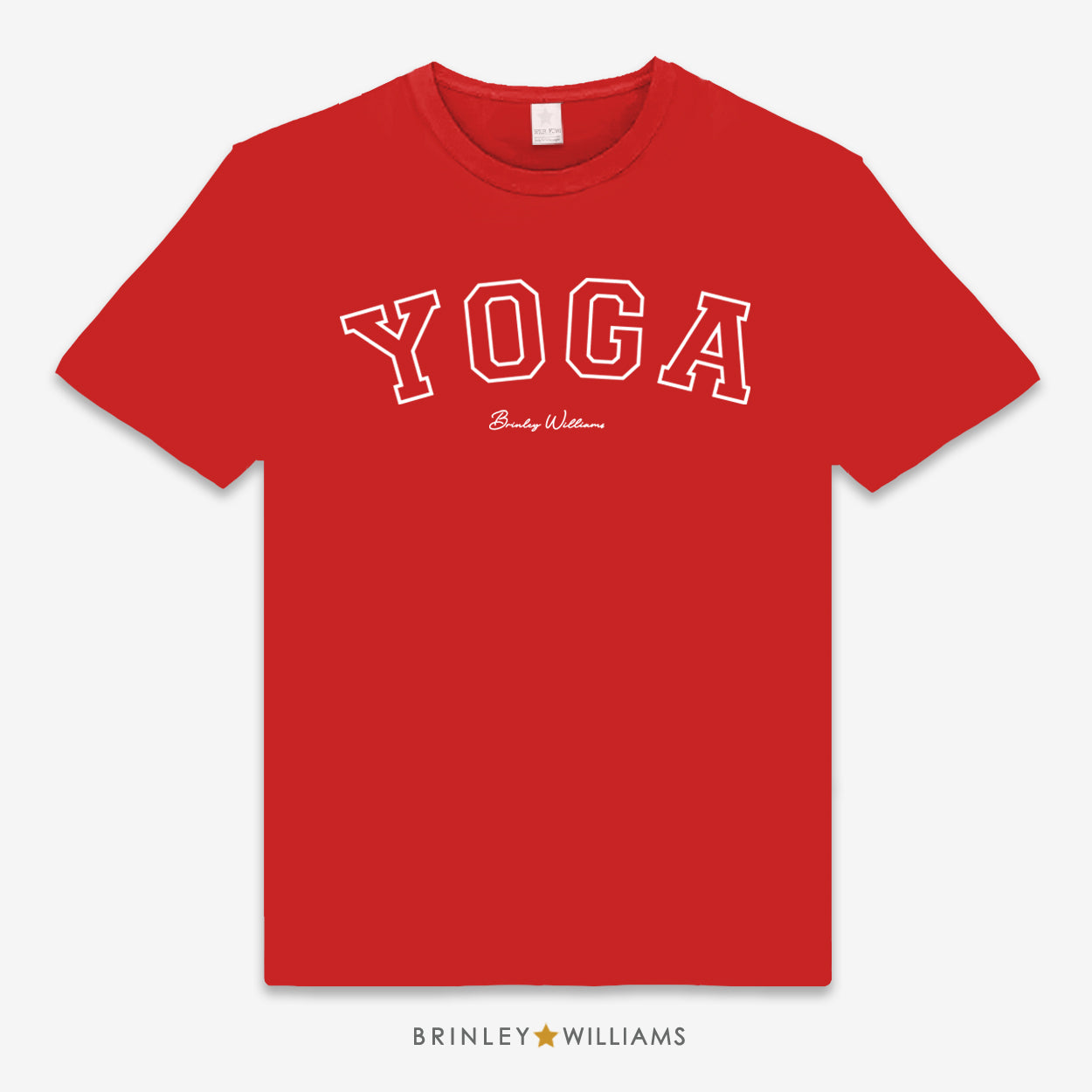 Yoga Varsity Unisex Classic Yoga T-shirt - Red
