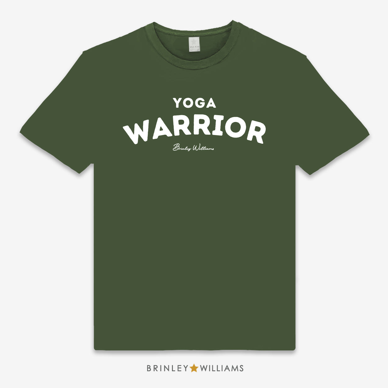 Yoga Varrior Unisex Classic Yoga T-shirt - Military Green
