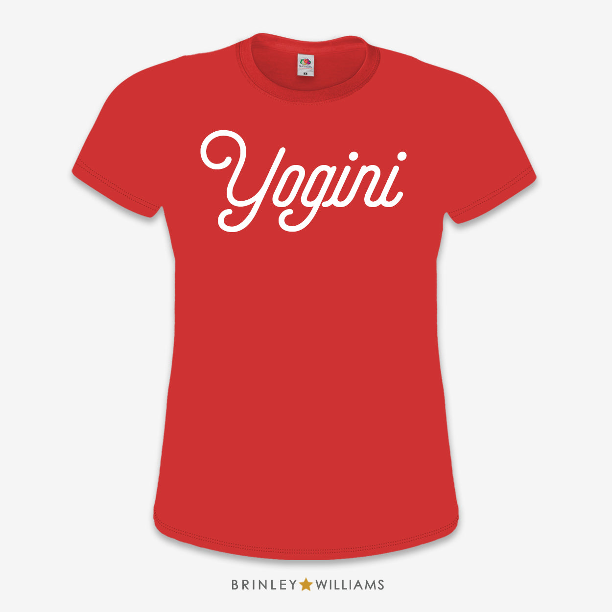 Yogini Slim Fit T-shirt - Fire Red