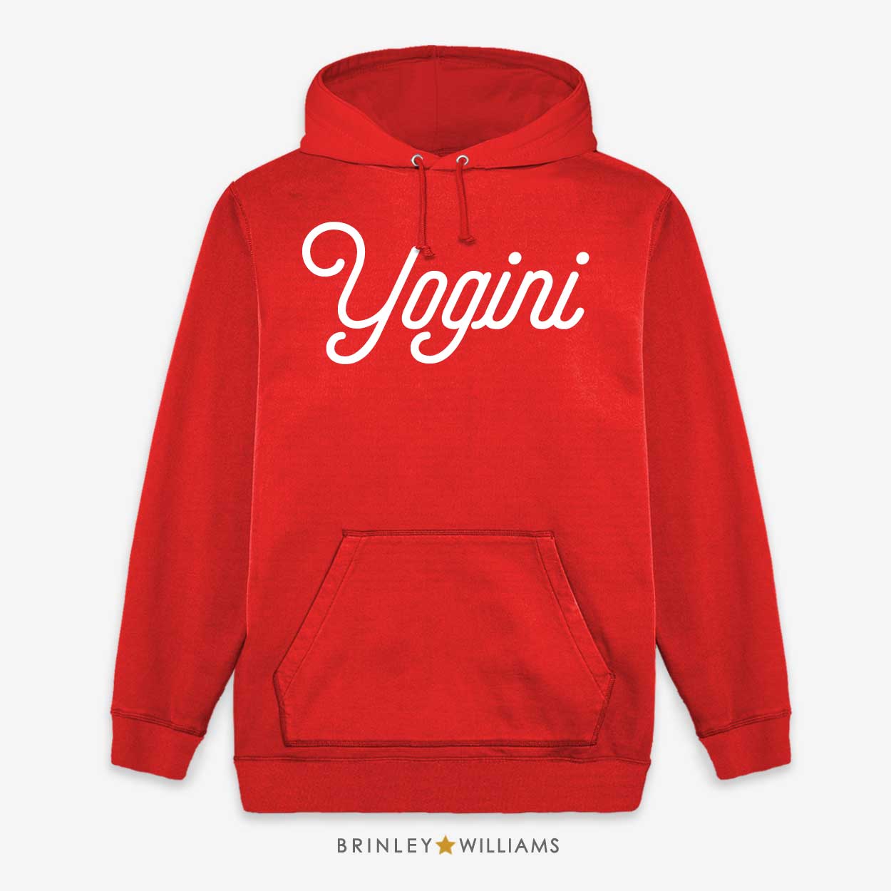 Yogini Unisex Yoga Hoodie - Fire red