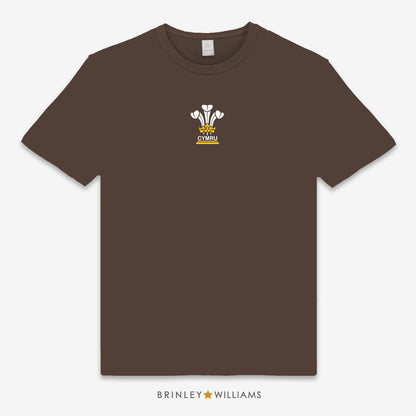 4 Feathers Unisex Classic Welsh T-shirt - Brown