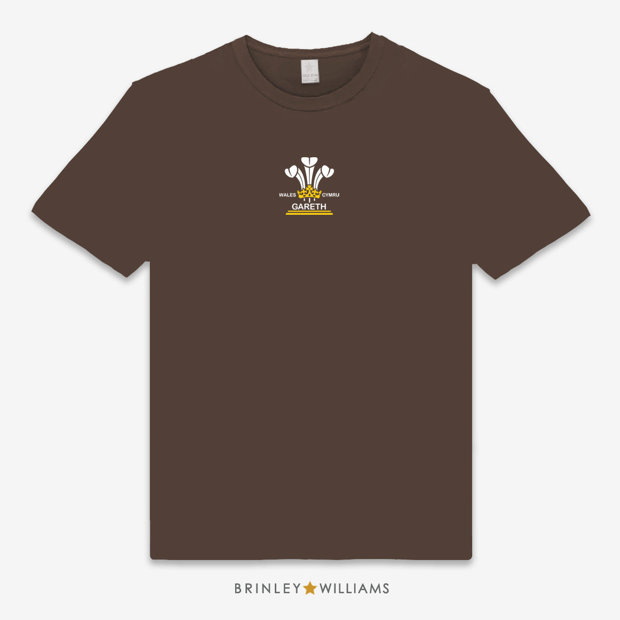4 Feathers  Personalised Unisex Classic T-shirt - Brown