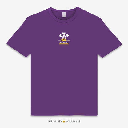 9 Feathers  Personalised Unisex Classic T-shirt - Purple