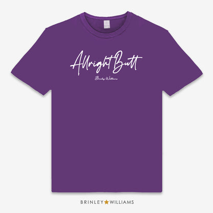 Allright Butt Unisex Classic T-shirt - Purple