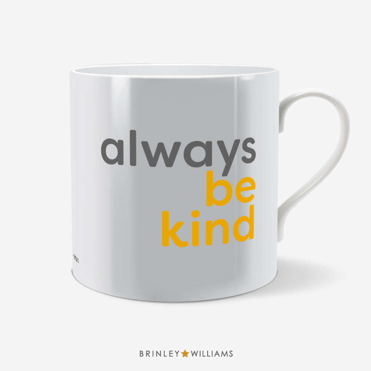 Always be kind Fun Mug - Yellow