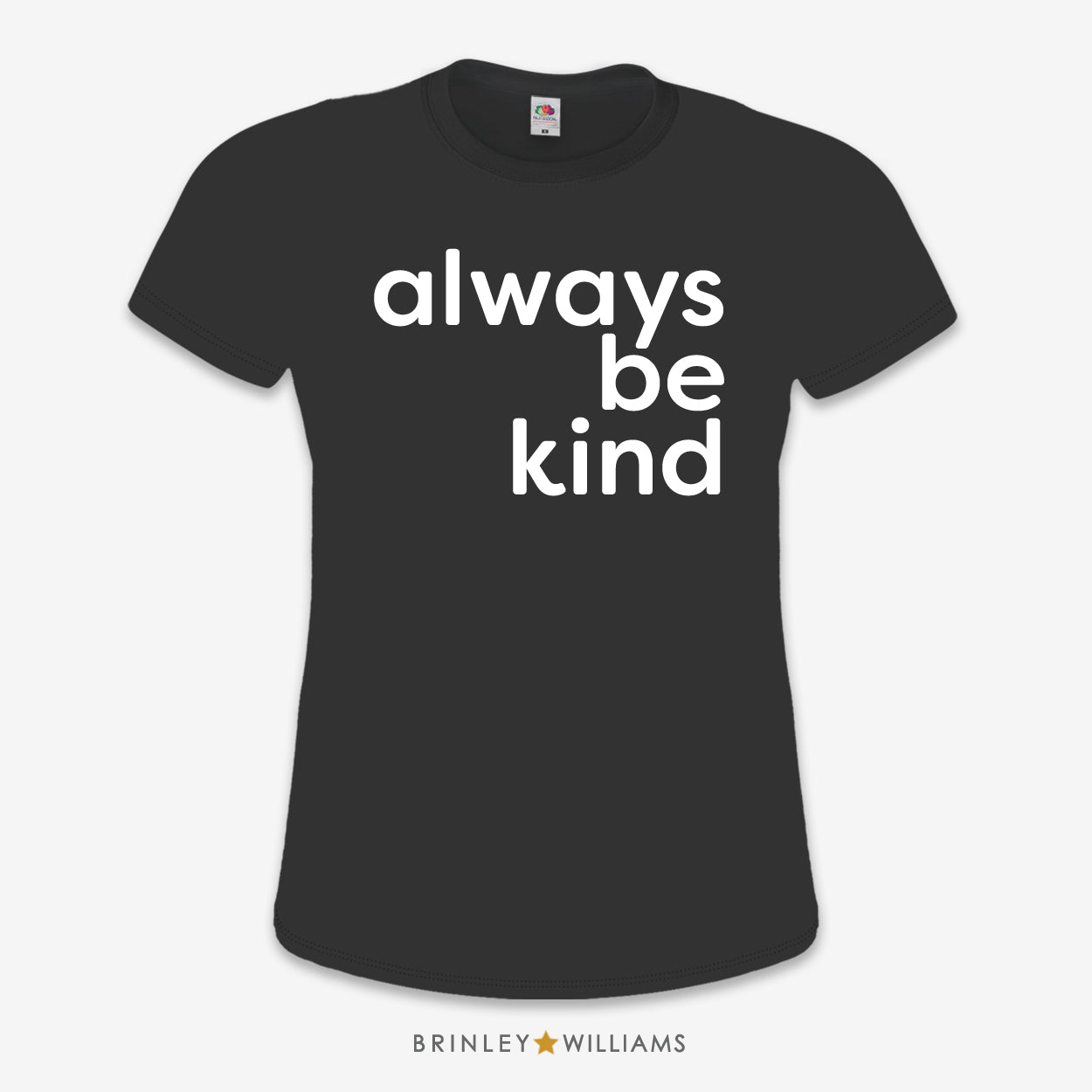 Always be Kind Slim Fit T-shirt - Black