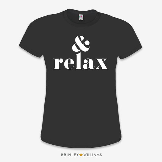 & Relax Slim Fit T-shirt - Black