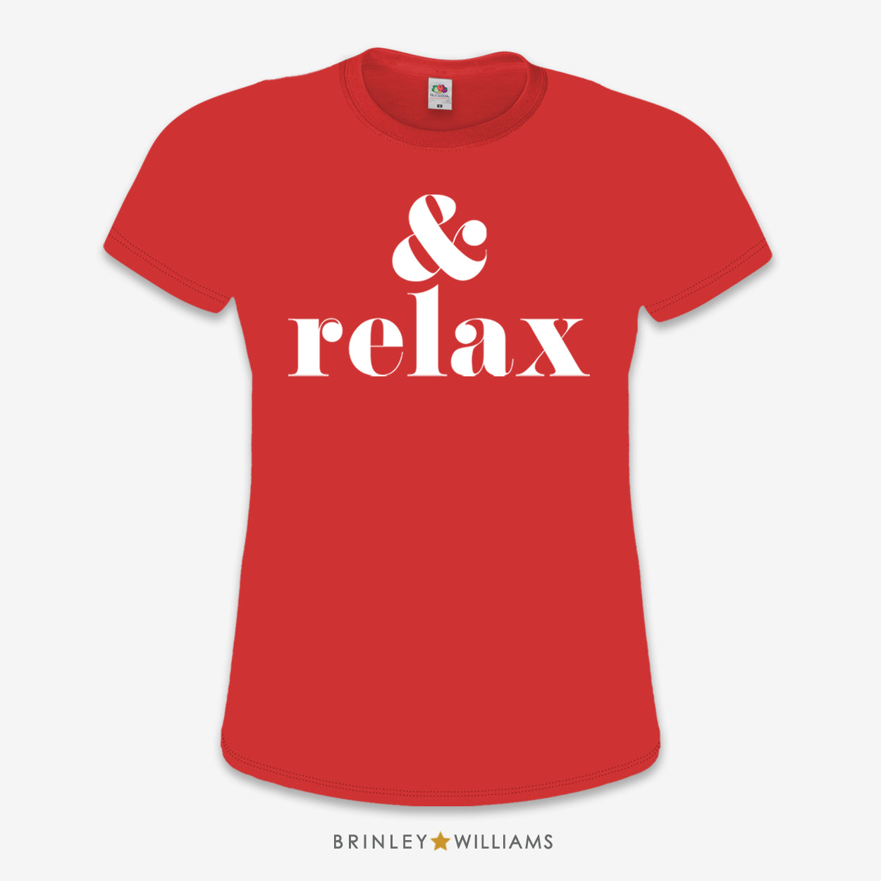 & Relax Slim Fit T-shirt - Fire Red